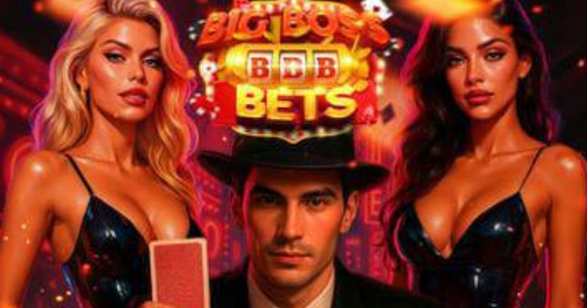 Main visual banner featuring BigBossBet88 mobile platform and GCash gaming access